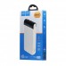 Зовнішній акумулятор (павербанк) Hoco with Display Famous 20000mAh J59A White