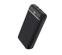 Зовнішній акумулятор (павербанк) Hoco with Display Famous 20000mAh J59A Black